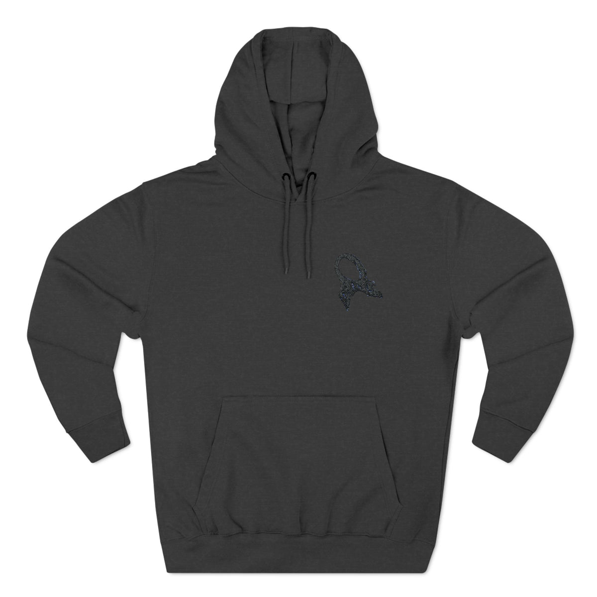 Embroidered Frc Art Three-Panel Fleece Hoodie