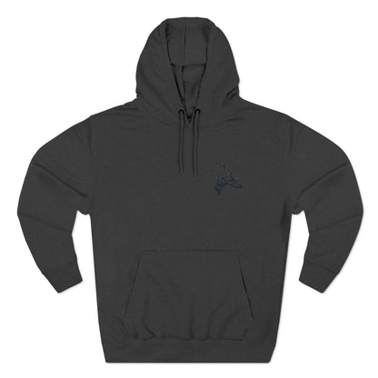 Embroidered Frc Art Three-Panel Fleece Hoodie