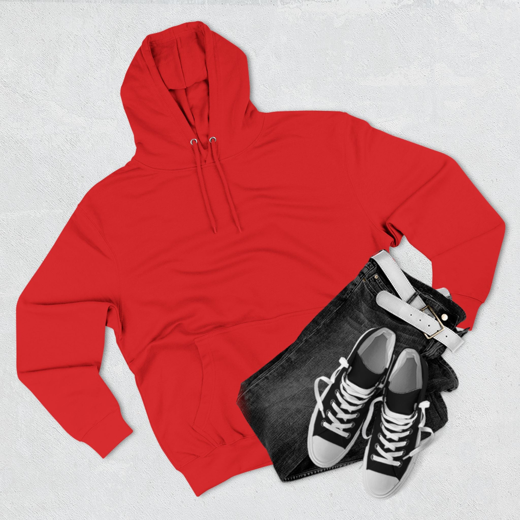 Embroidered Frc Art Three-Panel Fleece Hoodie