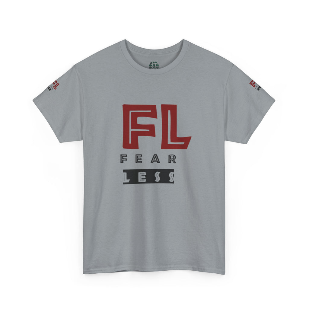 Fearless Graphic Unisex Heavy Cotton Tee - Bold Statement Shirt