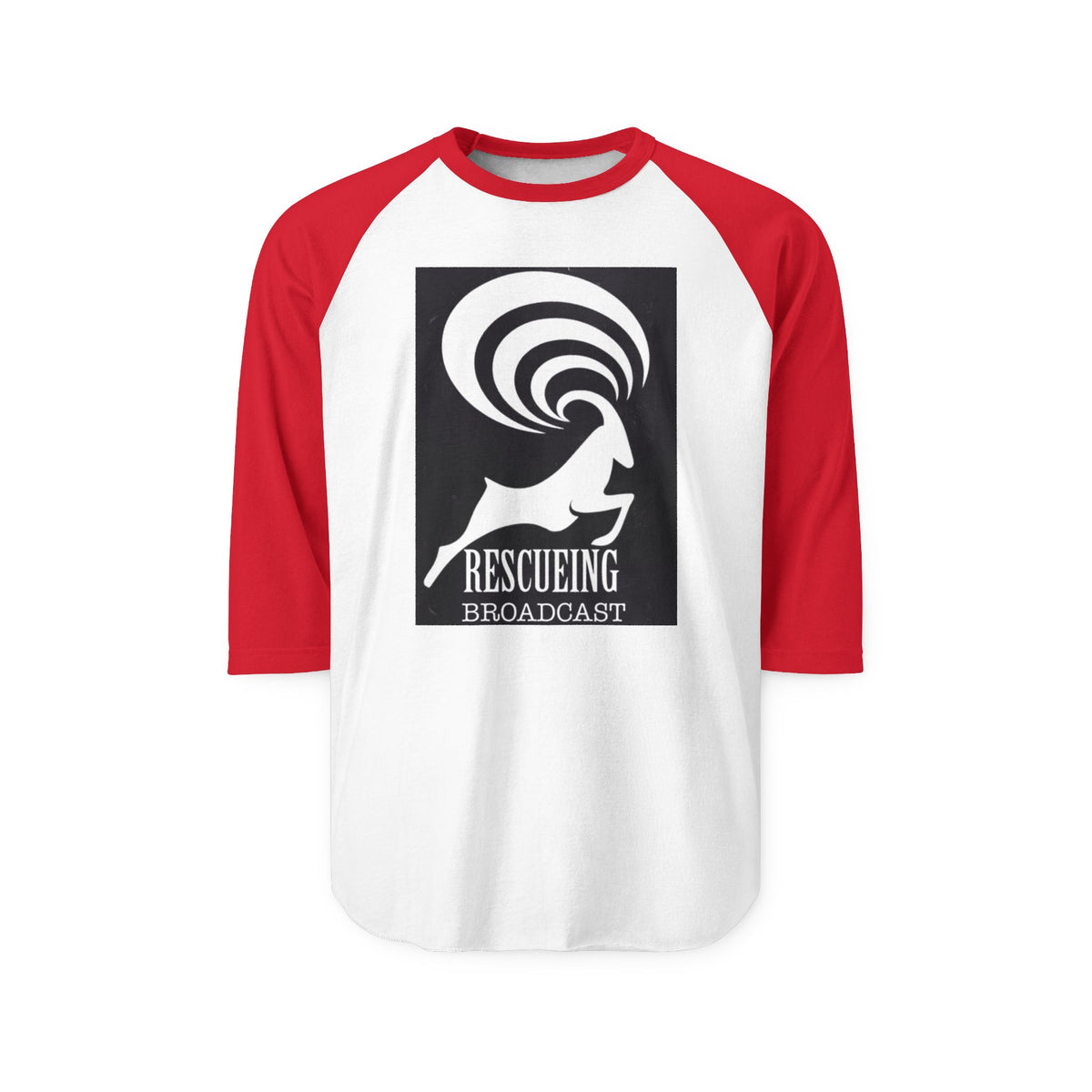 Rugged Rescue Raglan Shirt, Casual Tee for Animal Lovers, Perfect Gift for Wildlife Advocates, Unique Sports Shirt, Eco-Conscious Fashion