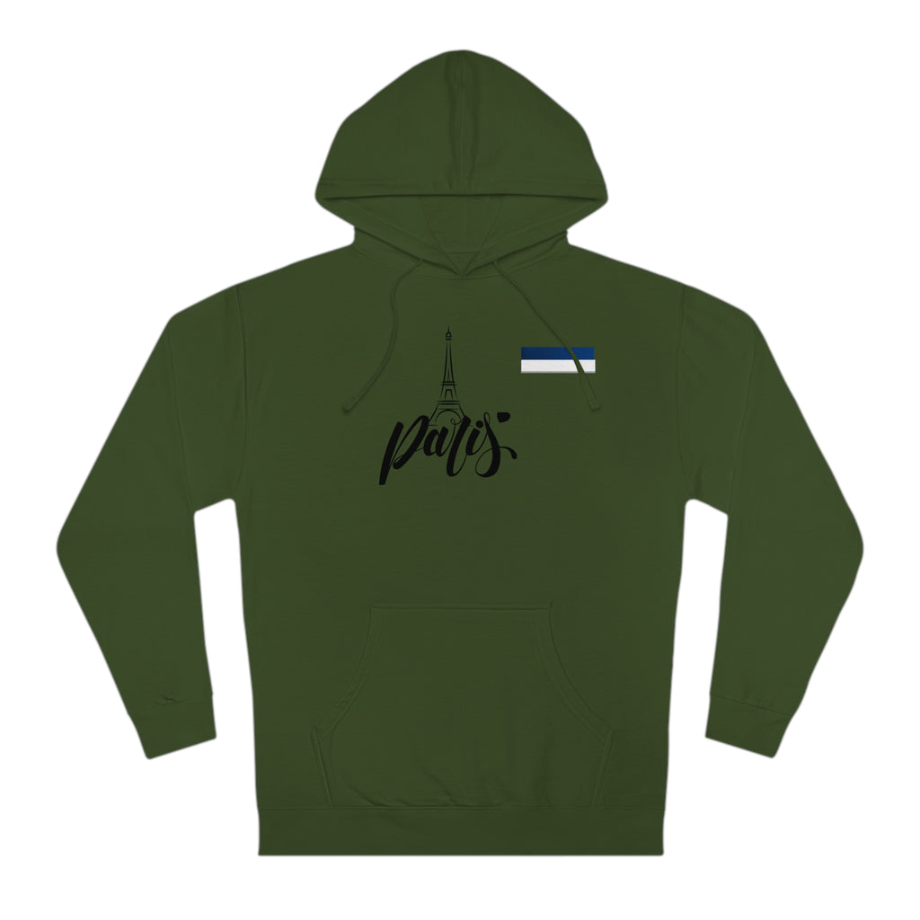 Paris Unisex Hoodie Sweatshirt - Eiffel Tower Design
