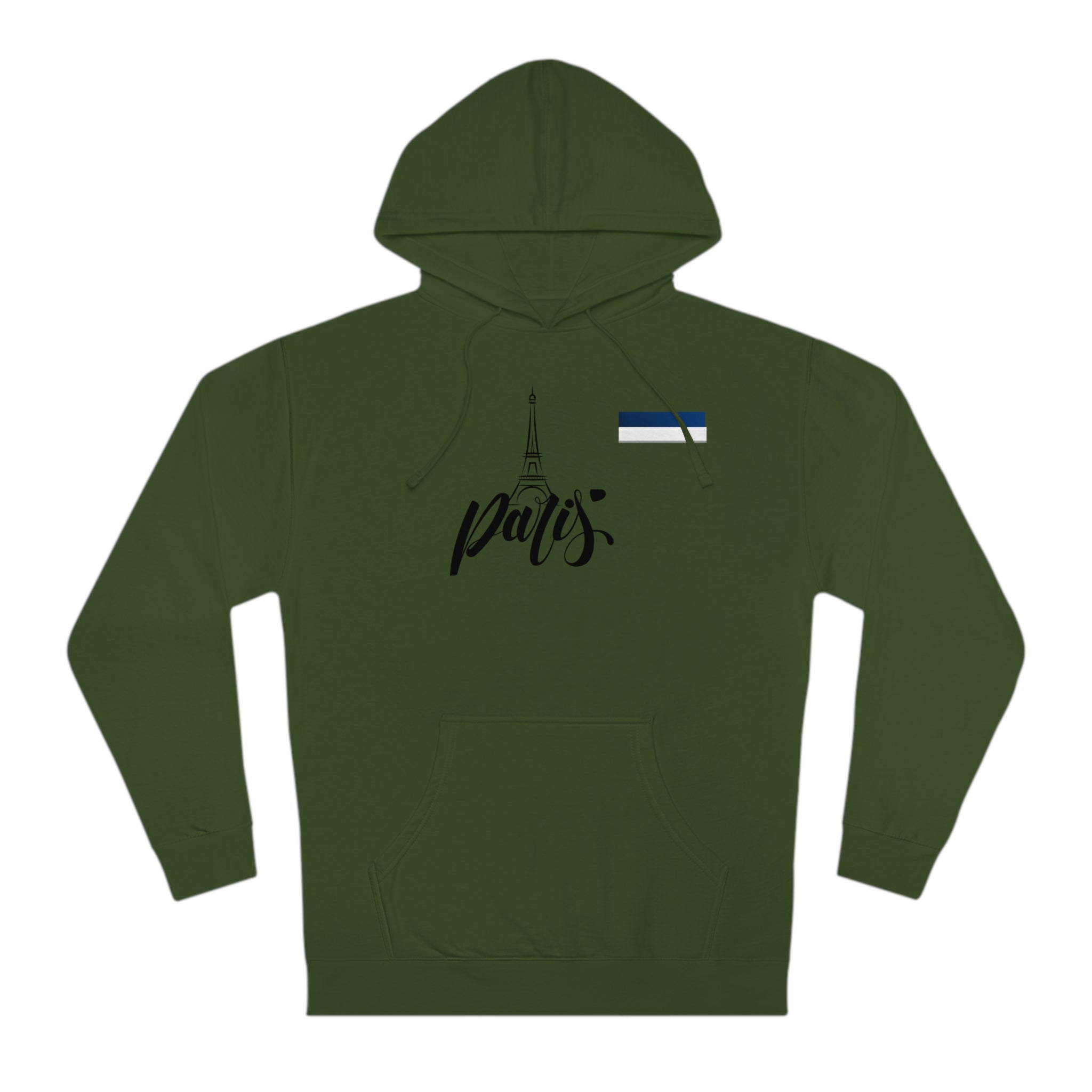 Paris Unisex Hoodie Sweatshirt - Eiffel Tower Design