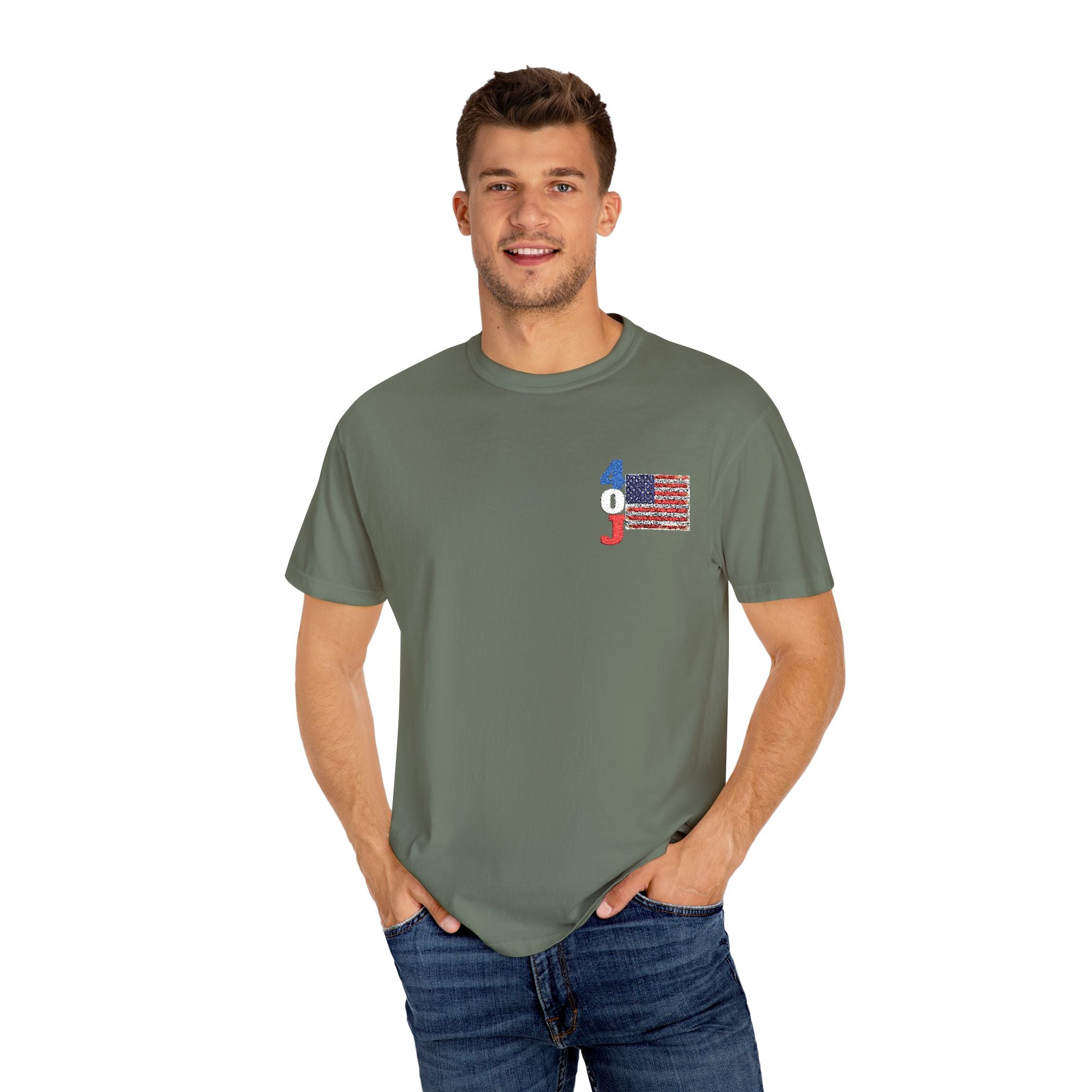 4th of July Garment-Dyed T-shirt Printify