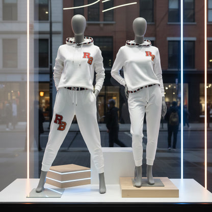 Varsity RB Athletic Joggers — Retro Collegiate Track Pants Printify