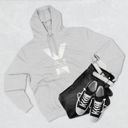 Stylish Three-Panel Fleece Hoodie Printify