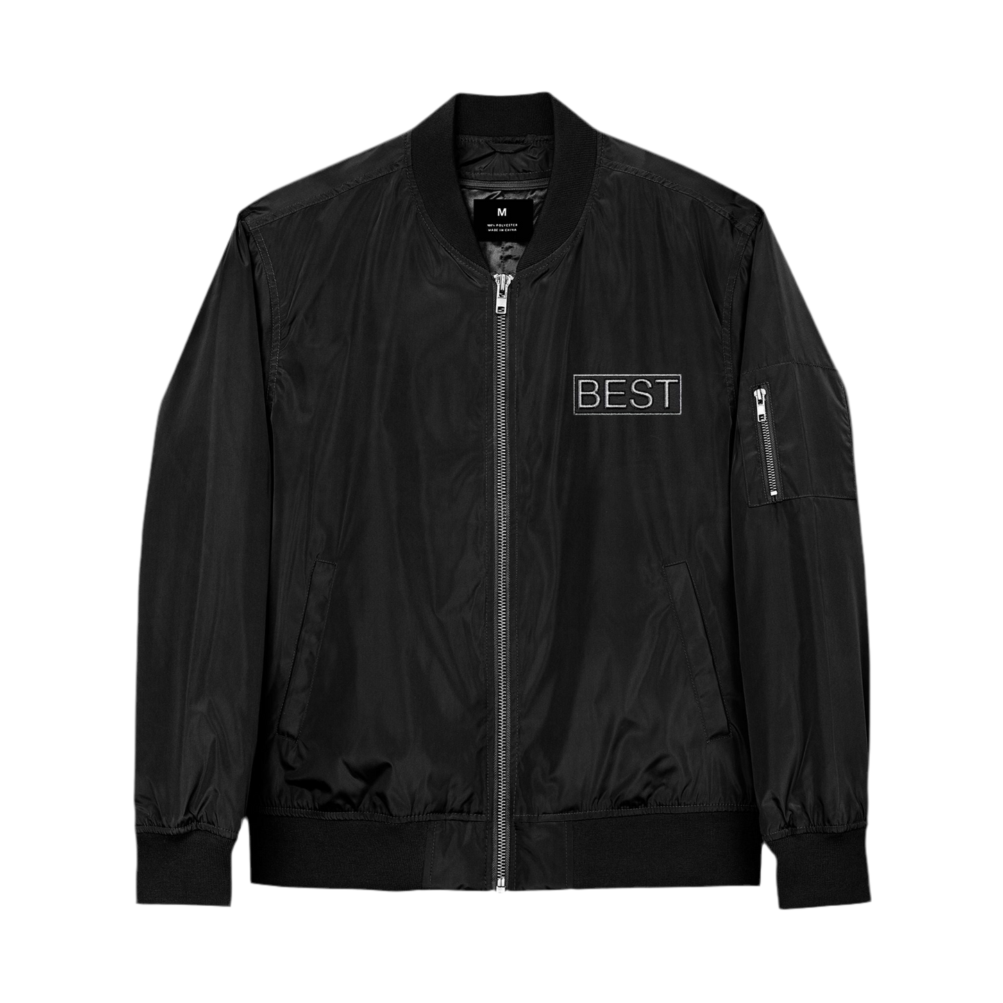 Eco-Friendly Recycled  Jacket with 'BEST' Embroidery