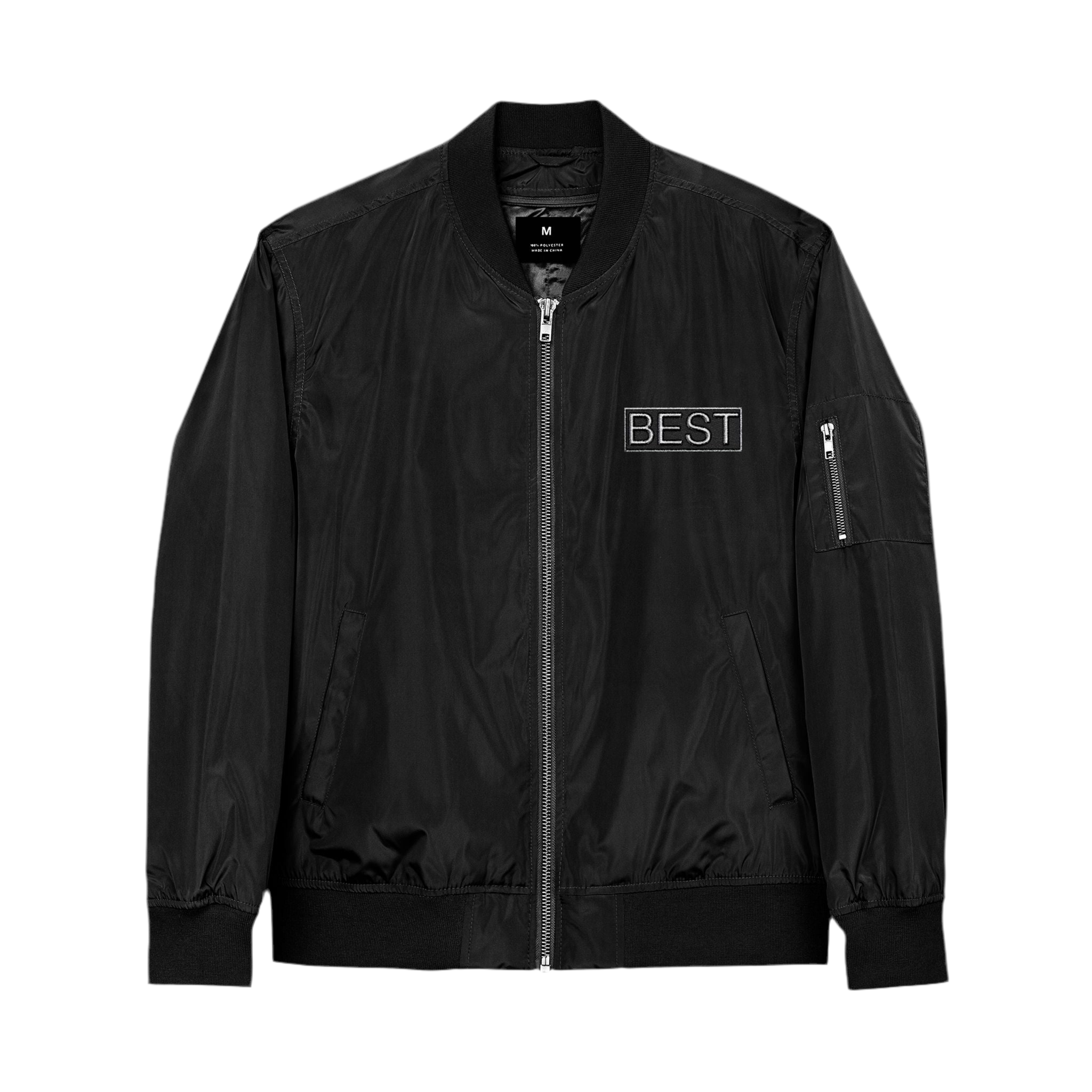 Eco-Friendly Recycled  Jacket with 'BEST' Embroidery