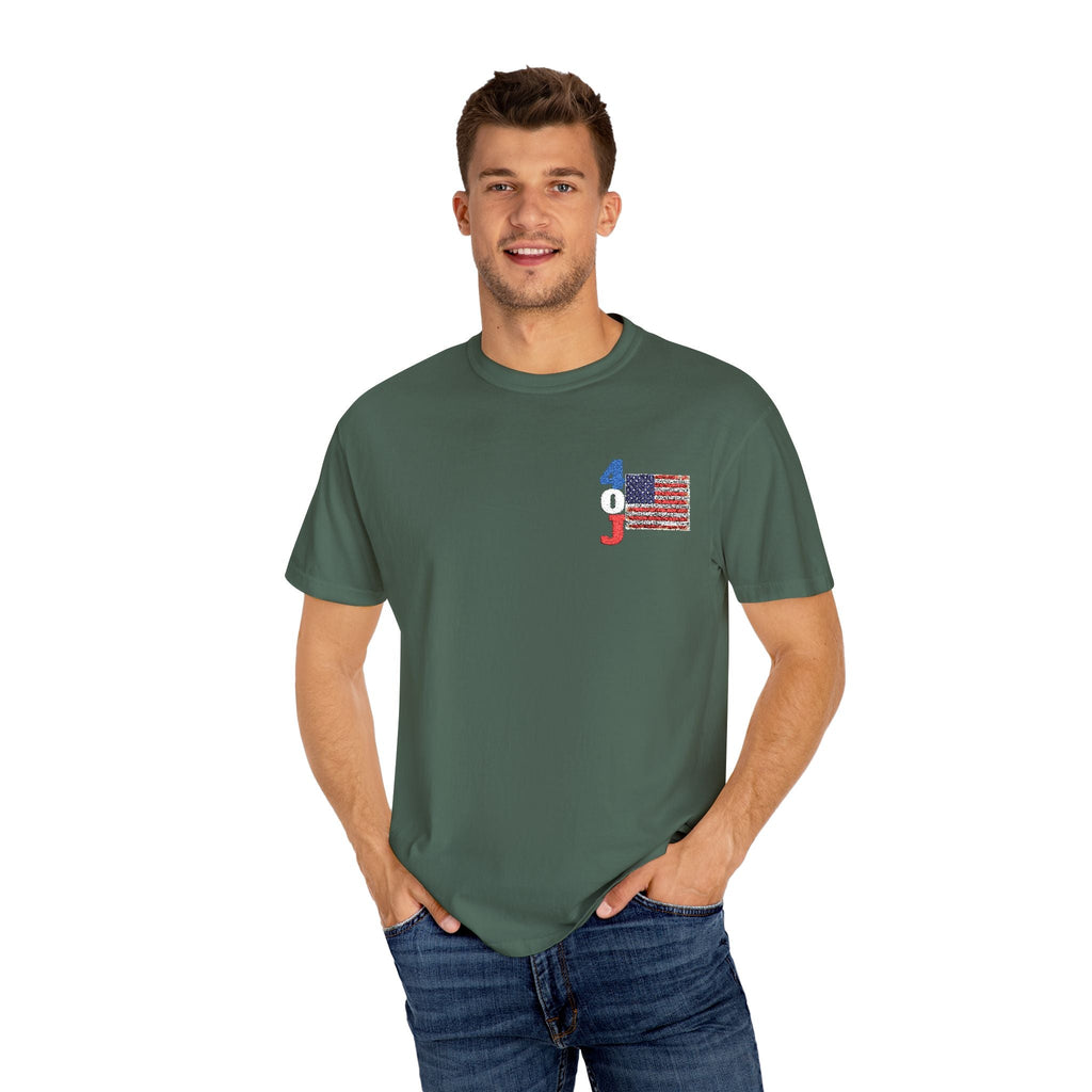 4th of July Garment-Dyed T-shirt Printify
