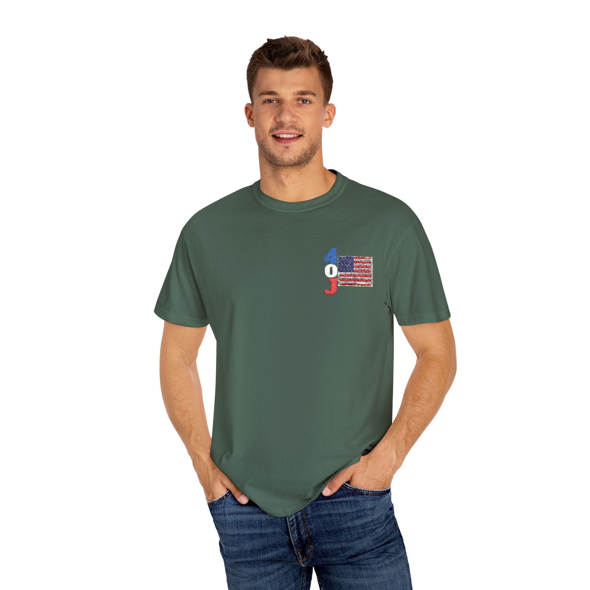 4th of July Garment-Dyed T-shirt Printify