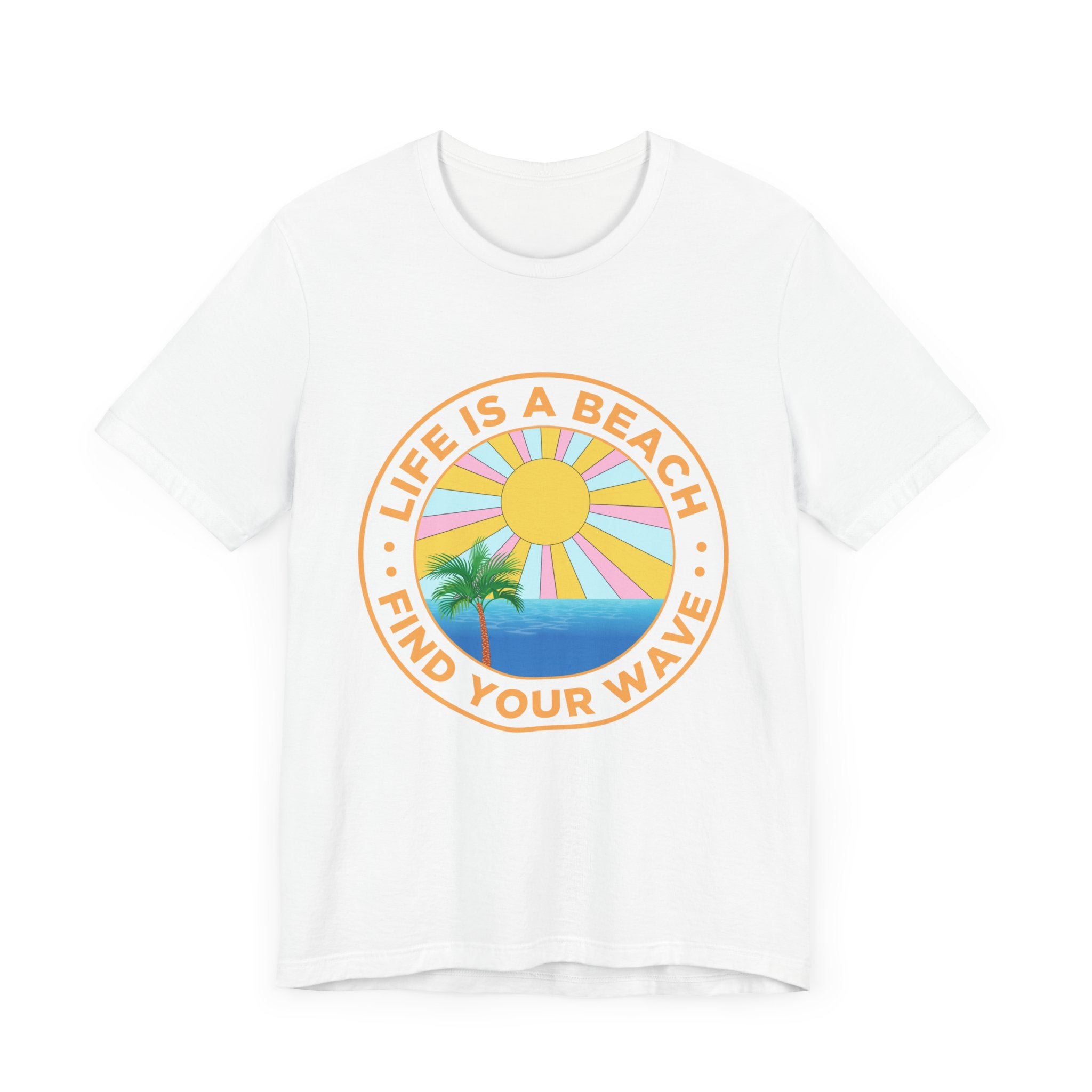 La vie est un tee-shirt unisexe de plage 