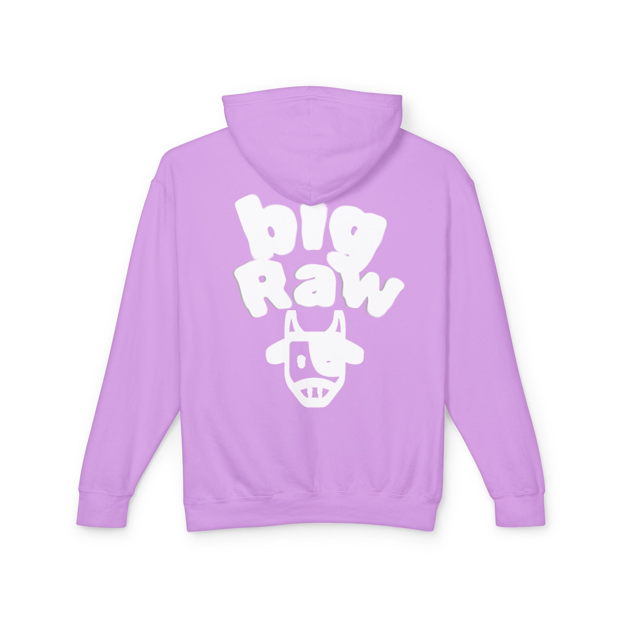 Big Raw Unisex Lightweight Hooded Sweatshirt - Cozy Casual Wear, Perfect for Everyday Use, Gift for Friends, Trendy Hoodie Printify