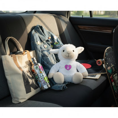 Cute Plush Toy with T-Shirt Printify