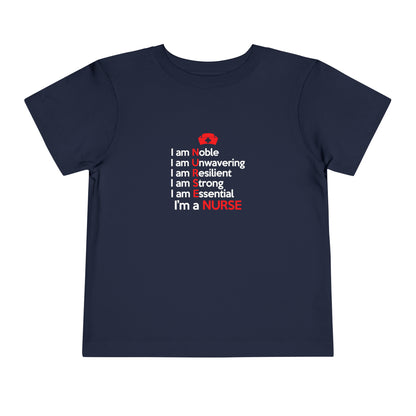 Je suis noble, je suis inébranlable Tee-shirt pour tout-petits 