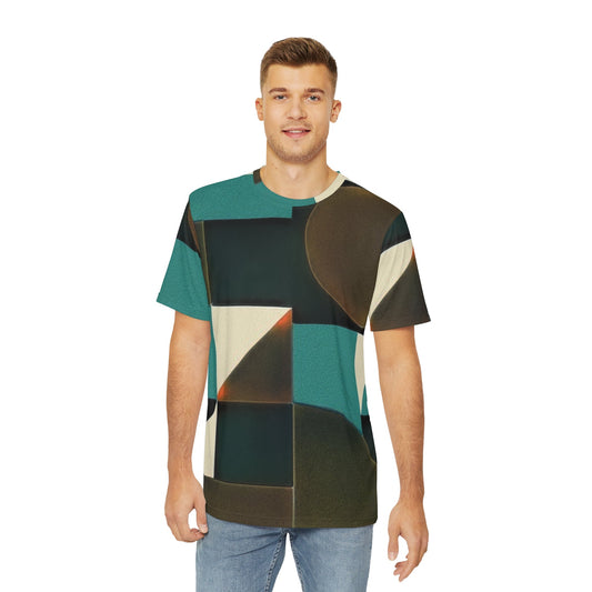 Men's Abstract Art Tee, Colorful AOP Shirt for Casual Wear, Dreamy Graphic Tee, Perfect Gift for Art Lovers, Comfortable Everyday Wear Printify