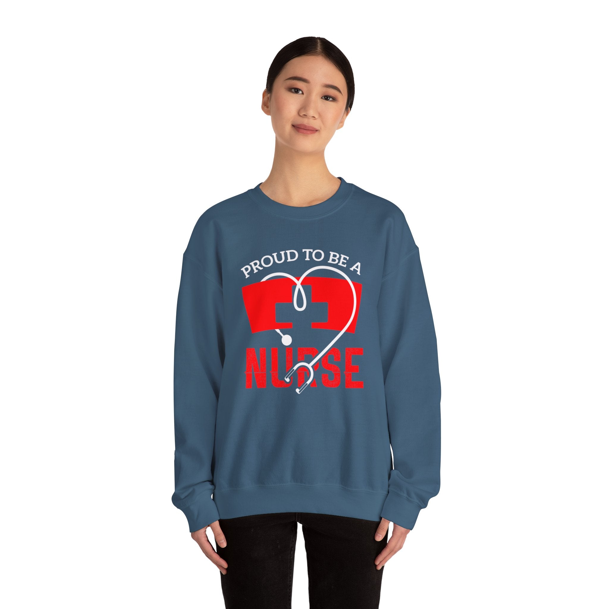Fier d’être un sweat-shirt unisexe infirmière 