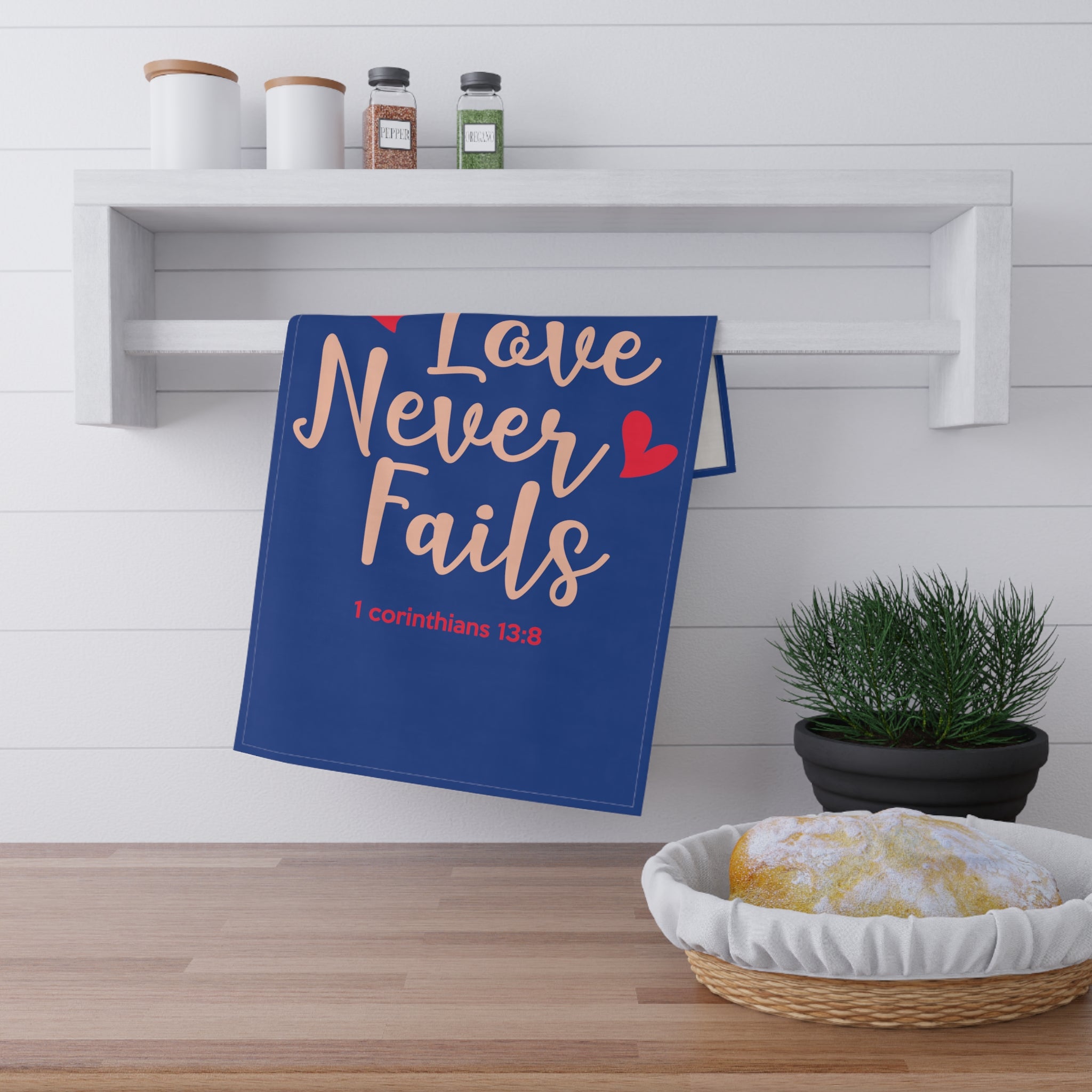Love Never Fails Towel