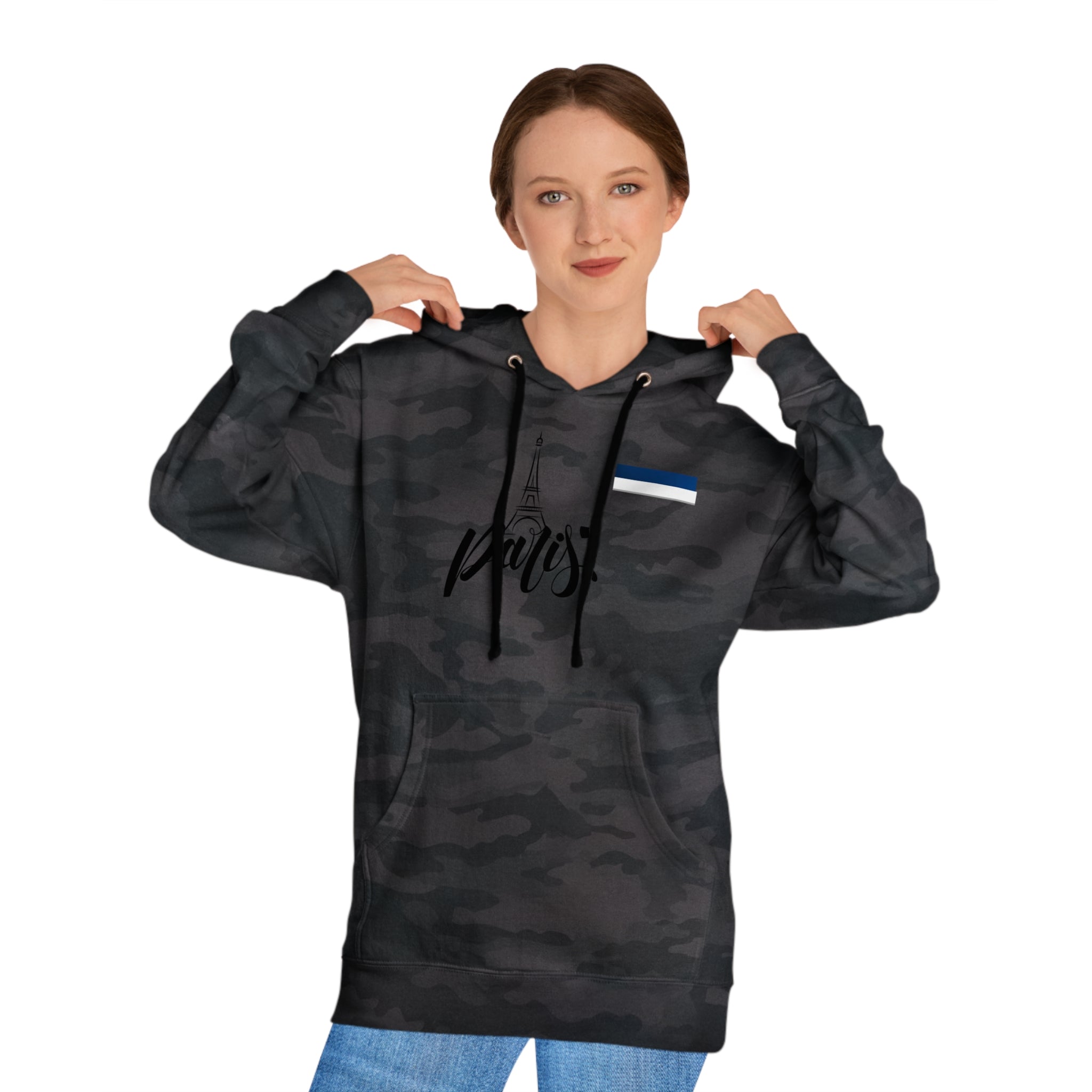 Paris Unisex Hoodie Sweatshirt - Eiffel Tower Design