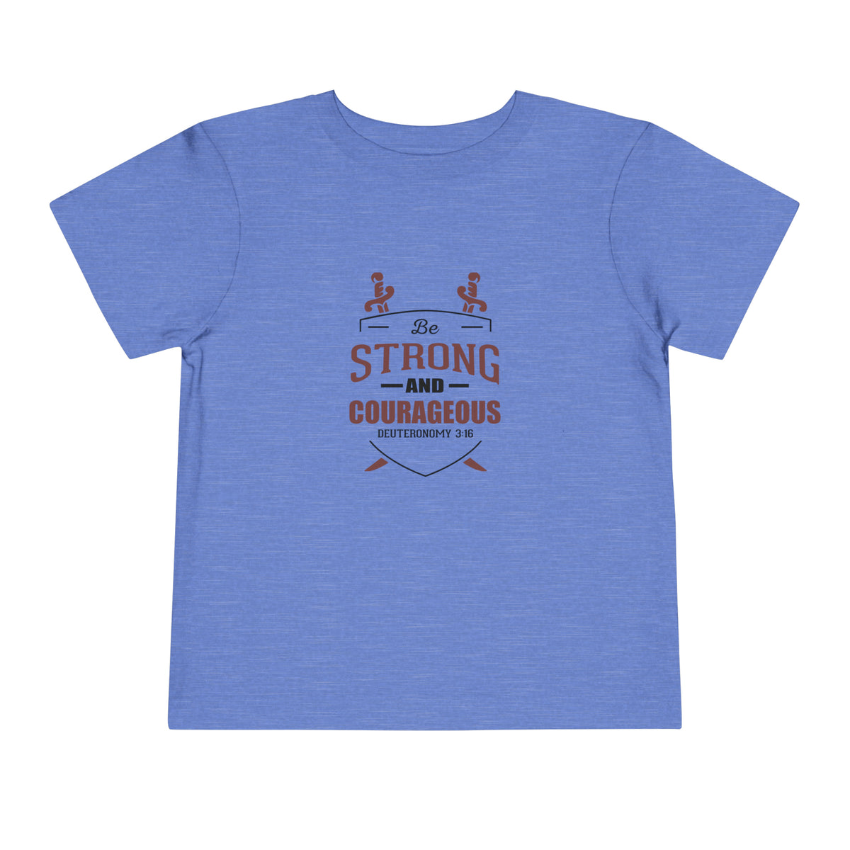 Soyez fort et courageux Tee-shirt pour tout-petits 
