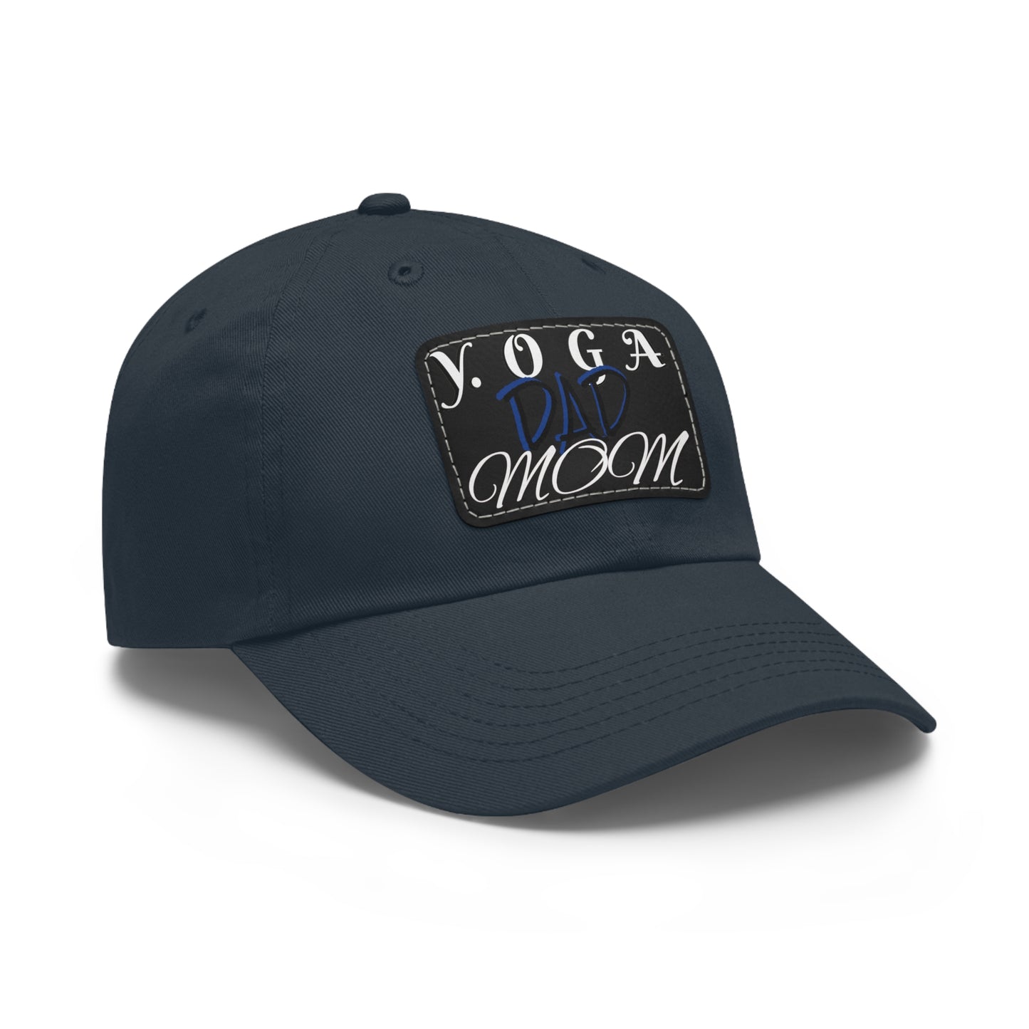 Yoga Dad Hat with Leather Patch - Casual Style for Active Parents