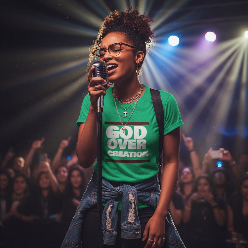 Christian Tee - God over Creation Printify