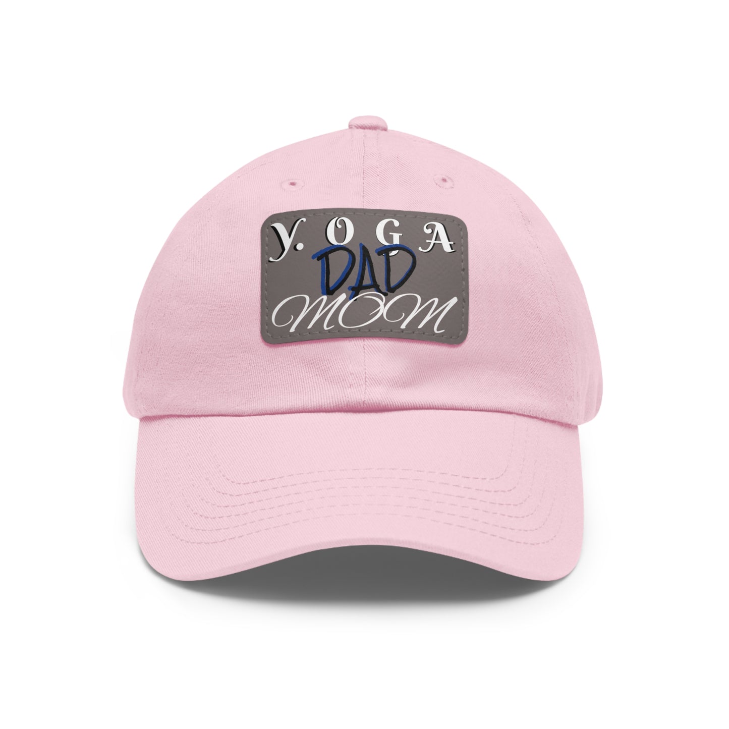 Yoga Dad Hat with Leather Patch - Casual Style for Active Parents