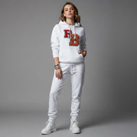 Letterman RB Hoodie — Garment-Dyed Athletic Pullover Printify