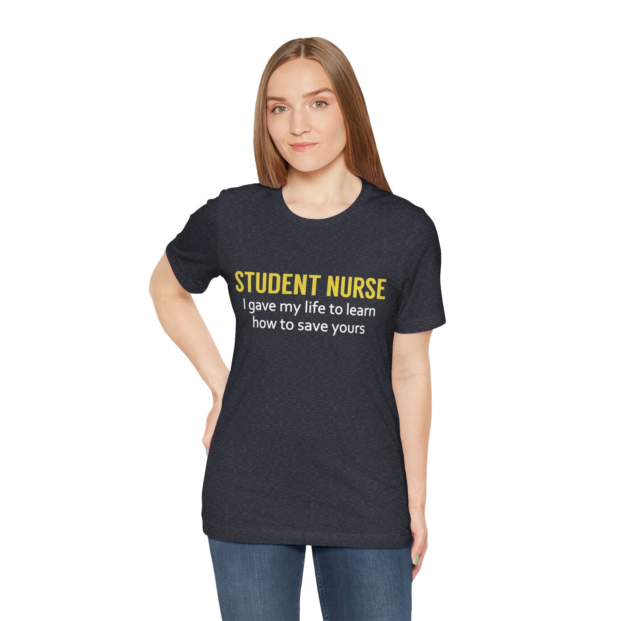 Tee-shirt unisexe infirmière étudiante 