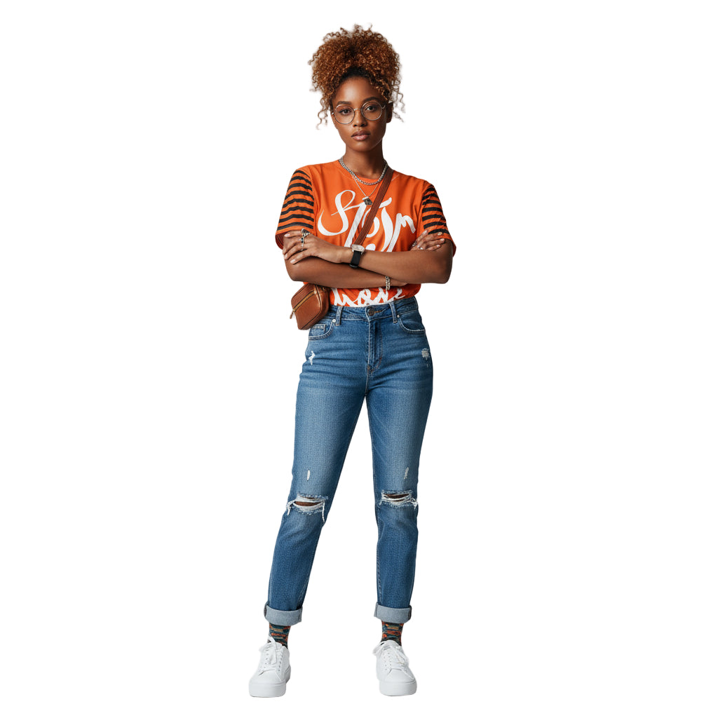 Bold Graphic Unisex Tee - Storm & Noise Design Printify