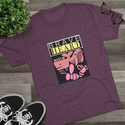Brave Heart Tri-Blend Unisex T-Shirt