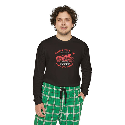 Men's Long Sleeve Pajama Set