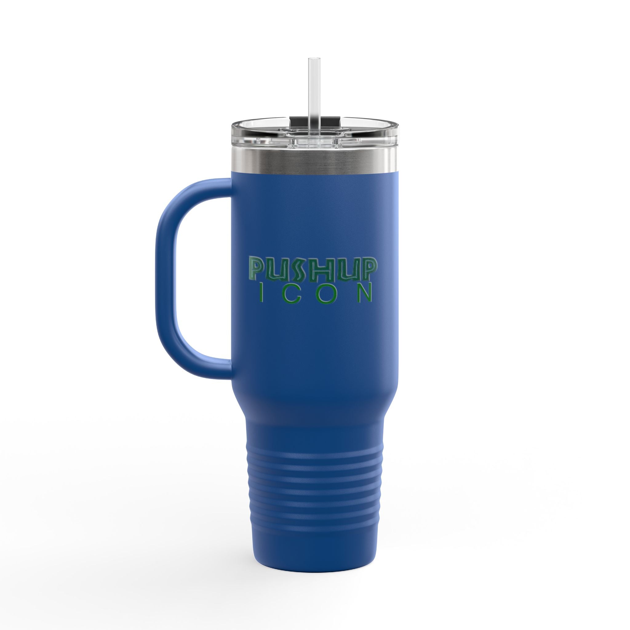 Inspirational Insulated Travel Mug - 40oz with Pushup Icon Design
