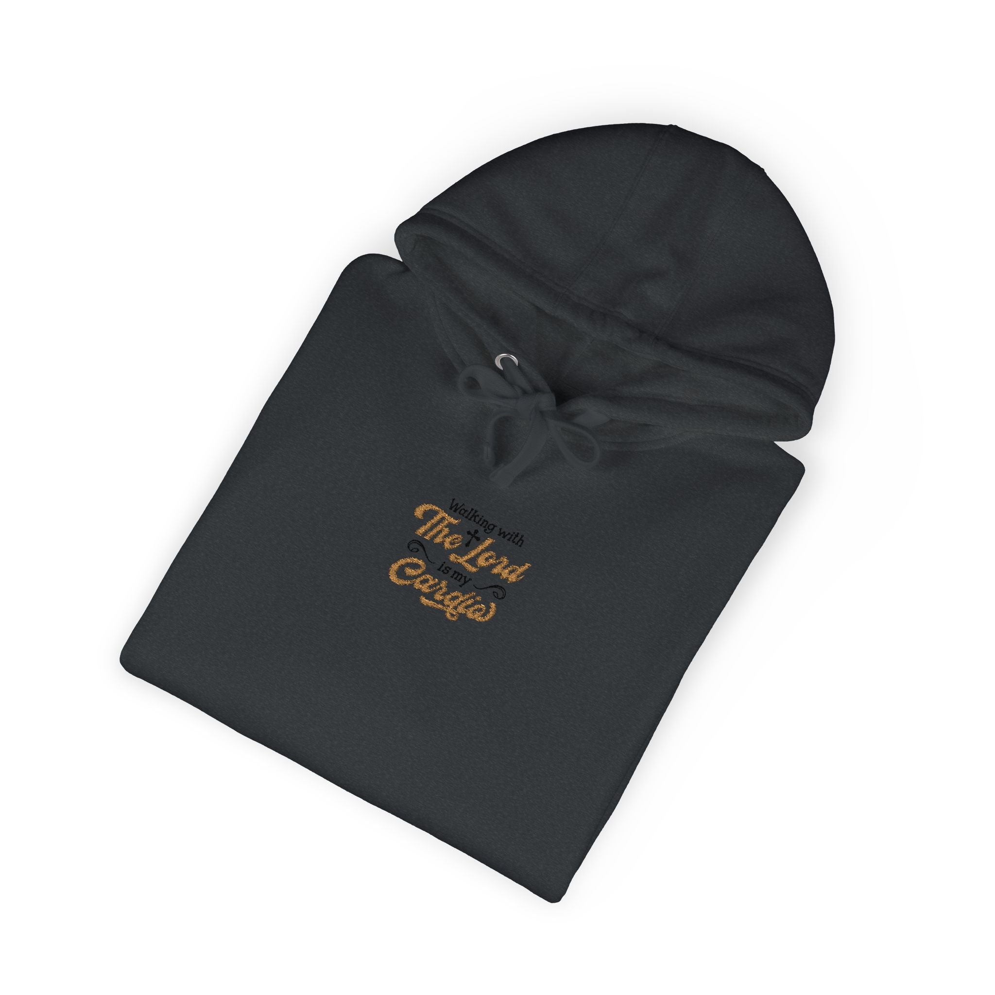 Religious Fleece Hoodie - Walking with the Lord Printify