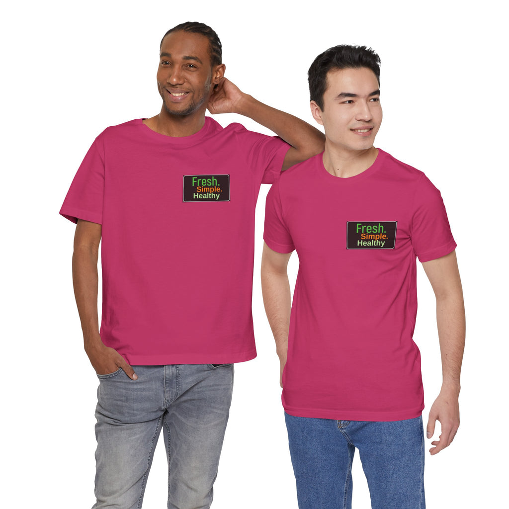 Unisex Fresh Healthy Short Sleeve Tee