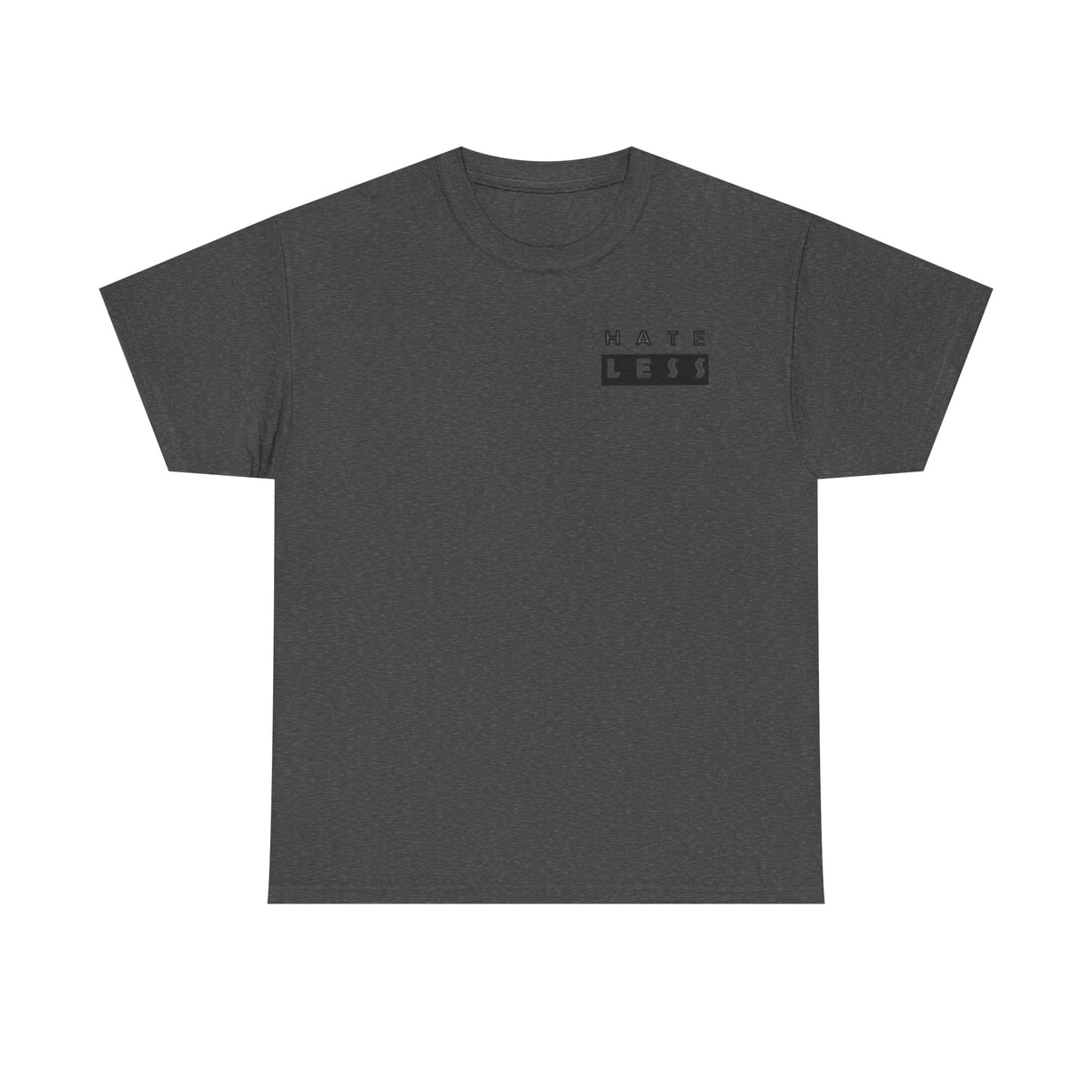 HATE LESS Unisex Heavy Cotton Tee - Comfortable Casual Wear