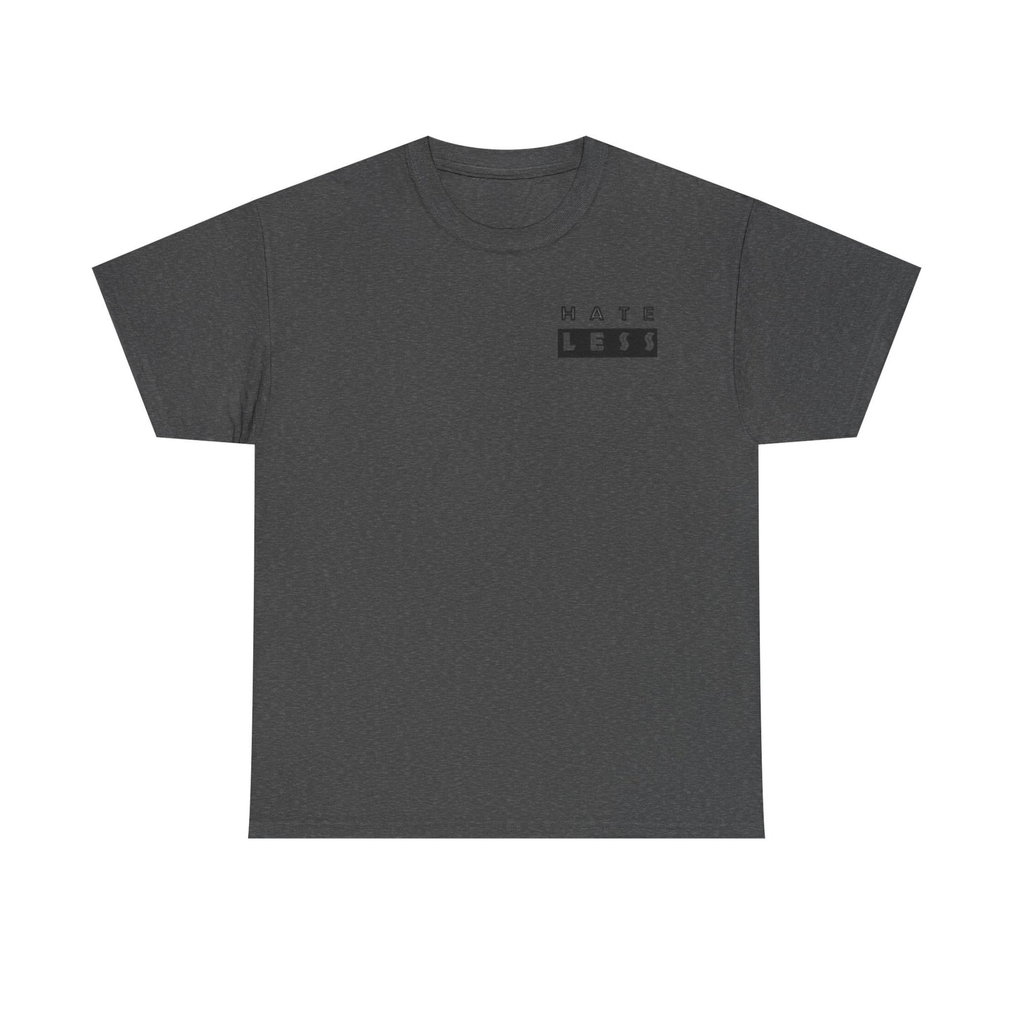 HATE LESS Unisex Heavy Cotton Tee - Comfortable Casual Wear