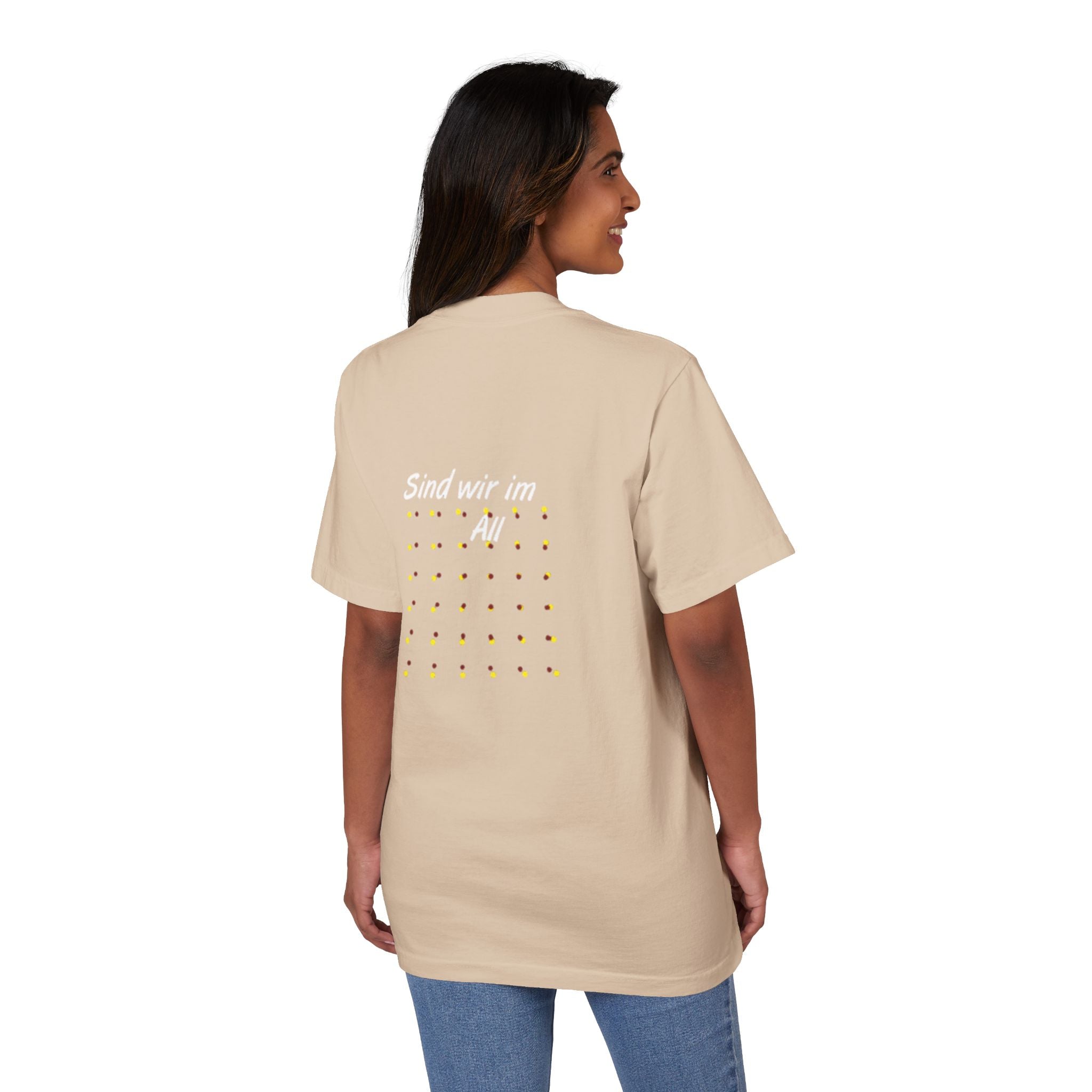 Drop-Shoulder T-Shirt - Chic sind wir im All