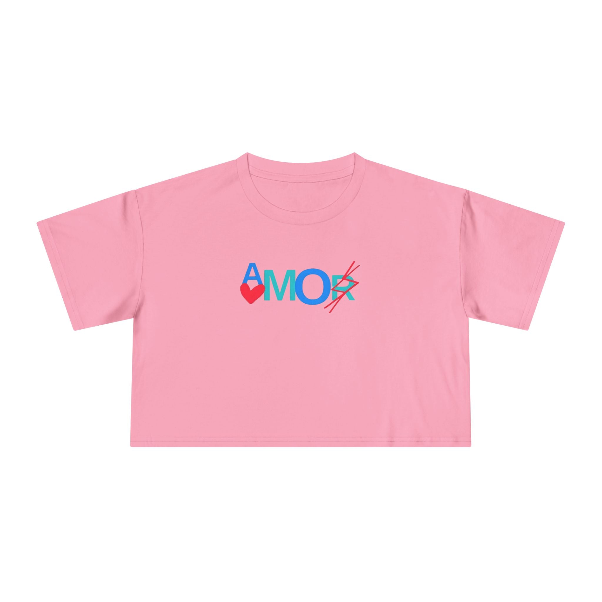 Crop Tee AMORX - Women's Trendy Graphic T-Shirt