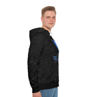 Rcnsons Men's 'Blue Eagle Hoodie' (AOP)