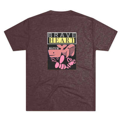 Brave Heart Tri-Blend Unisex T-Shirt