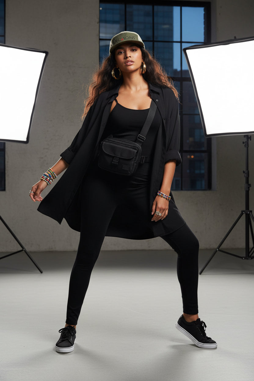 Finn Two-Tone Nylon Cap — RC’nSONS Embroidered Logo