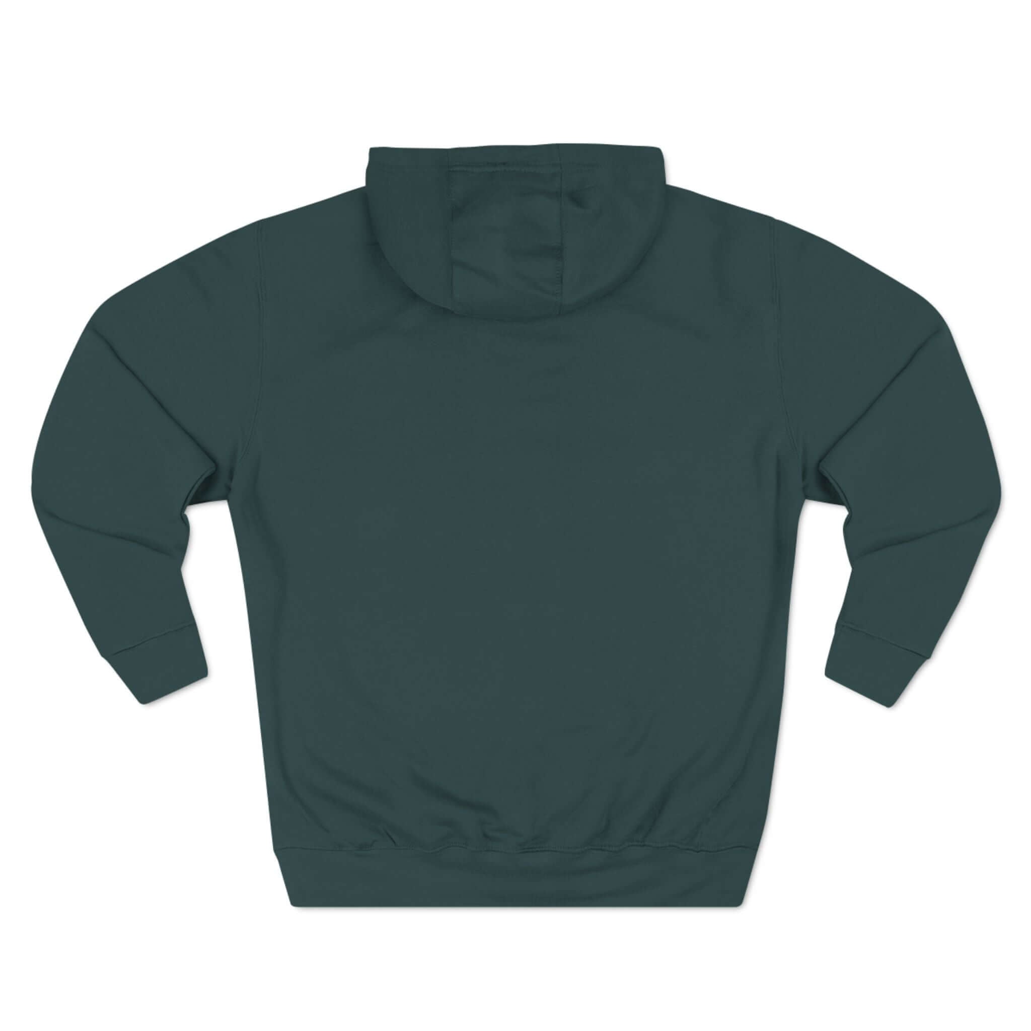Fleece Hoodie with Quadrat Embroidery