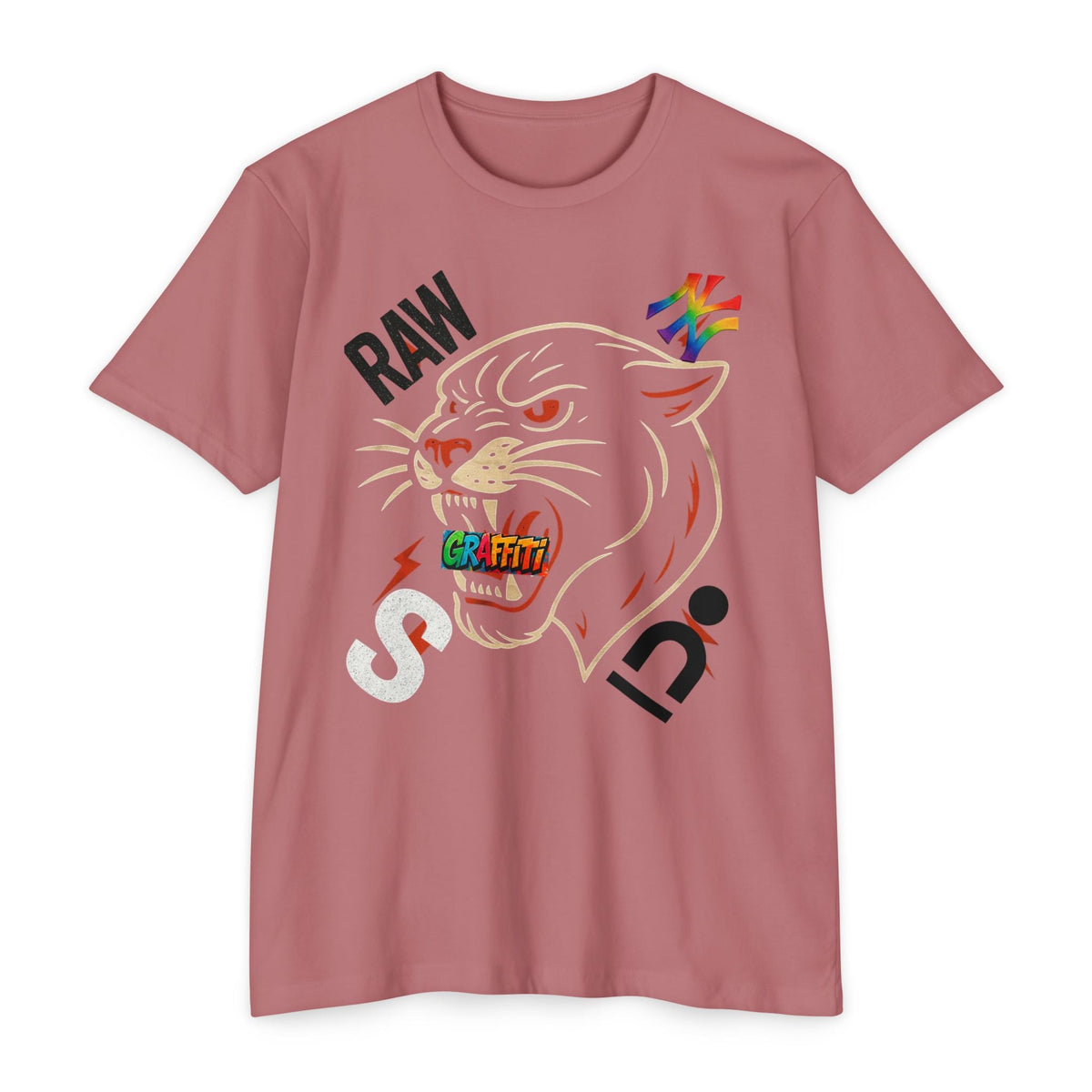 Urban Graffiti Panther T-Shirt | Cool Graphic Tee, Streetwear, Unisex Fashion, Casual Wear, Graphic T-shirt Printify