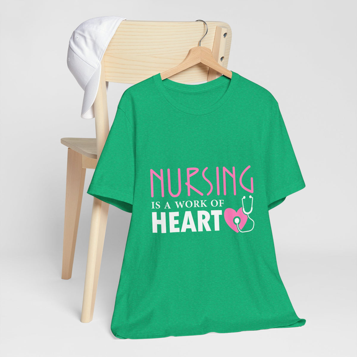 Nursing Is A Work Of Heart Unisex Tee