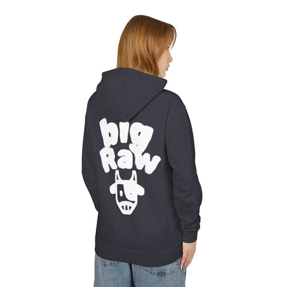 Big Raw Unisex Lightweight Hooded Sweatshirt - Cozy Casual Wear, Perfect for Everyday Use, Gift for Friends, Trendy Hoodie