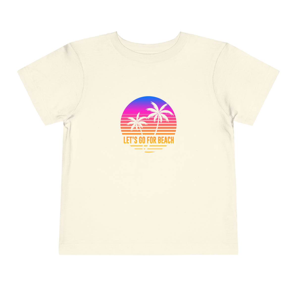 T-shirt Allons-y pour la plage pour tout-petit 