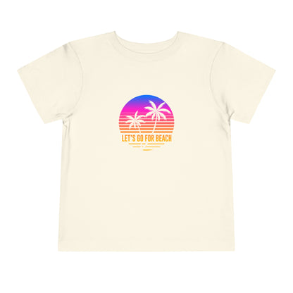 T-shirt Allons-y pour la plage pour tout-petit 