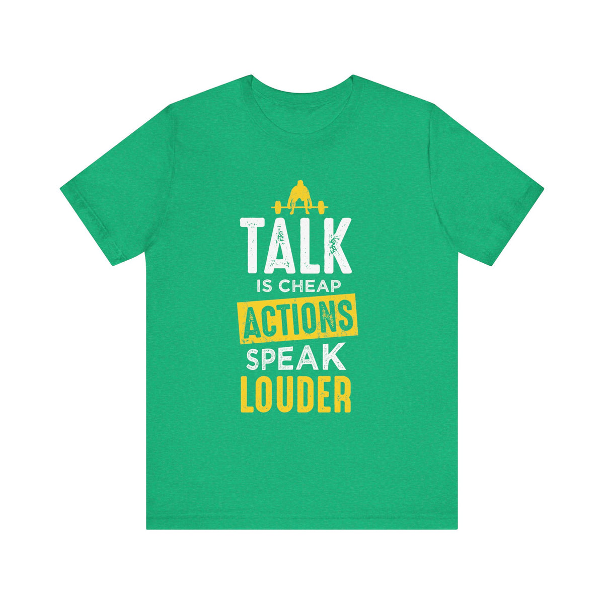 Parler, c’est des actions bon marché, parler plus fort, tee-shirt unisexe 