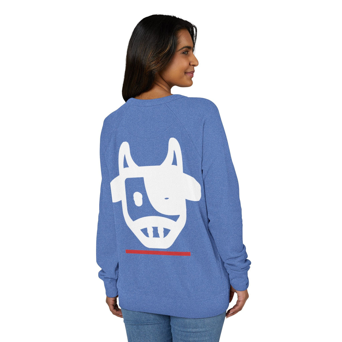 Raglan Crewneck Sweatshirt - Elegante Design Printify