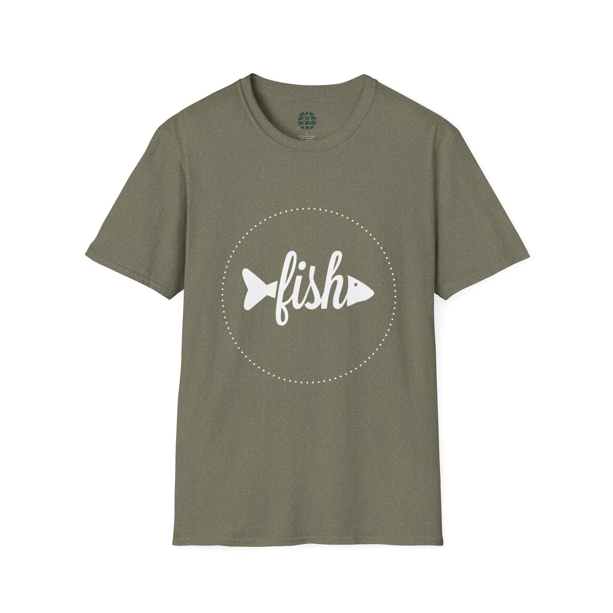 Casual Fish Graphic Tee - Perfect for Nature Lovers